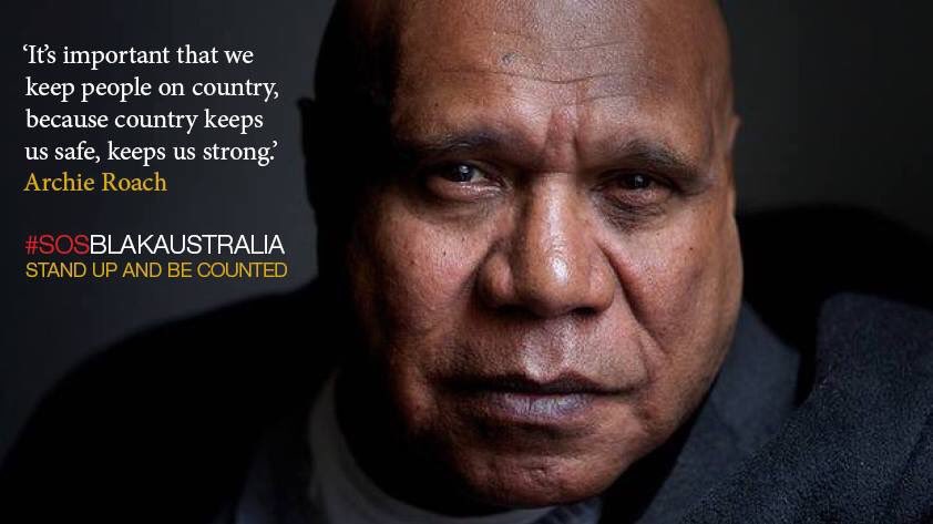 We support #SOSBLAKAUSTRALIA because we need remote mob for country climate culture and community. Listen to Archie