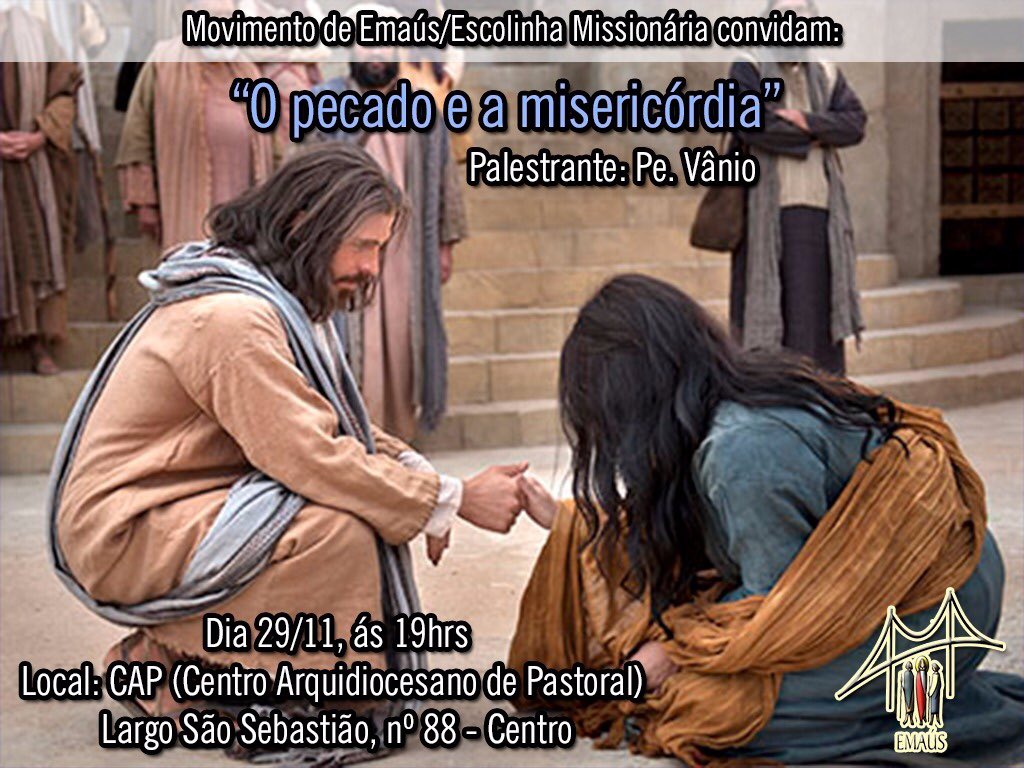 EmausFloripa's tweet photo. Bom dia, queridos! Não vamos esquecer da última escolinha missionária do ano! Palestrada pelo nosso querido Pe Vanio https://t.co/njFbGJeT5r