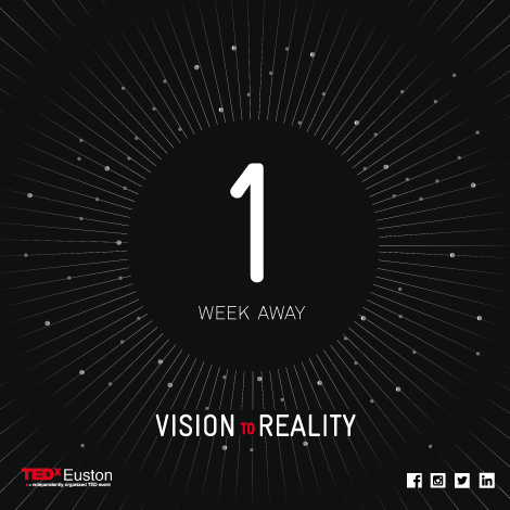 1 WEEK TO GO until this year's <a href="/TEDxEuston/">TEDxEuston Archive</a> conference. Who's excited?? theafricachannel.co.uk/tedxeuston-201… #TEDxEuston