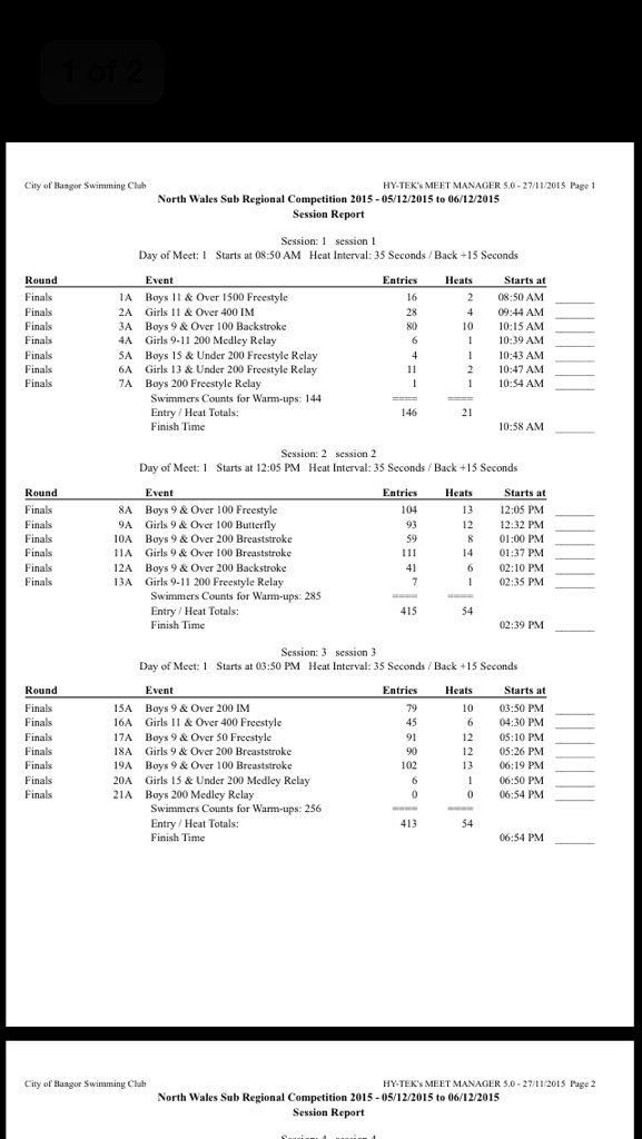 Corwen Swim Club tweet media