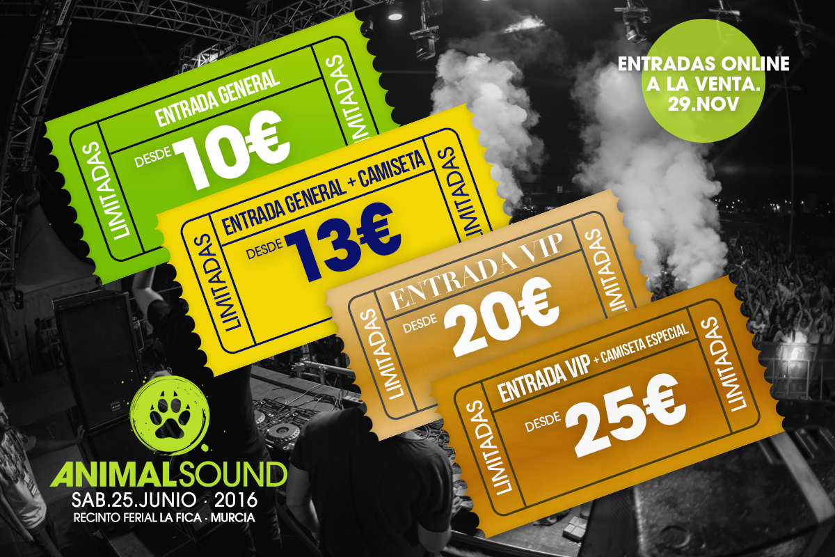 AnimalSoundFest's tweet photo. Aquí está la lista de entradas que saldrán a la venta el domingo en https://t.co/sGsvJV2HZK ¡Buen fin de semana! https://t.co/7ZU4hzoKY8