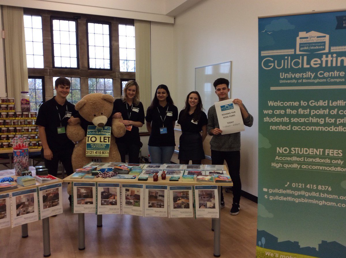 GuildLettings's tweet photo. HOUSING FAIR Rosa Parks @GuildofStudents! our lovely staff (and @Guild_Housing) will be here till 4! 🏡❤️ https://t.co/COn5aB2OPm