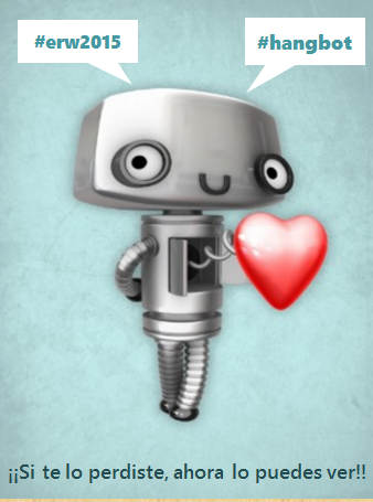 parque_dibujos's tweet photo. Gracias x dotar de sentimiento la tecnología #Hangbot #erw2015 https://t.co/vPKqg63YR7 @inmitacs
@hisparob @jhergony https://t.co/P4QbmiIx2D