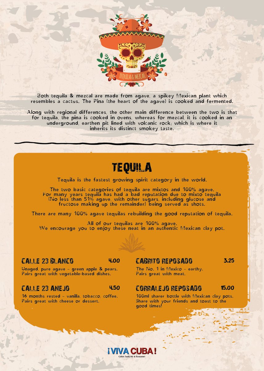 AmathusKaty's tweet photo. Check out #VivaCubaLeeds new #Agave menu!
#Tequila #Mezcal #Cocktails 
https://t.co/QpYpoeeLTM @AmathusDrinks https://t.co/C4Fej5Z6oI