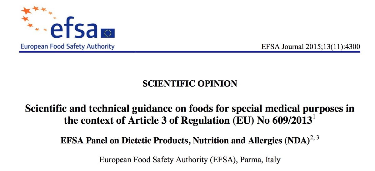 Food_EU's tweet photo. New @EFSA_EU scientific &amp; technical guidance on foods for special medical purposes #FSMPs https://t.co/543xxKtNdr https://t.co/8dbnf6MNBK