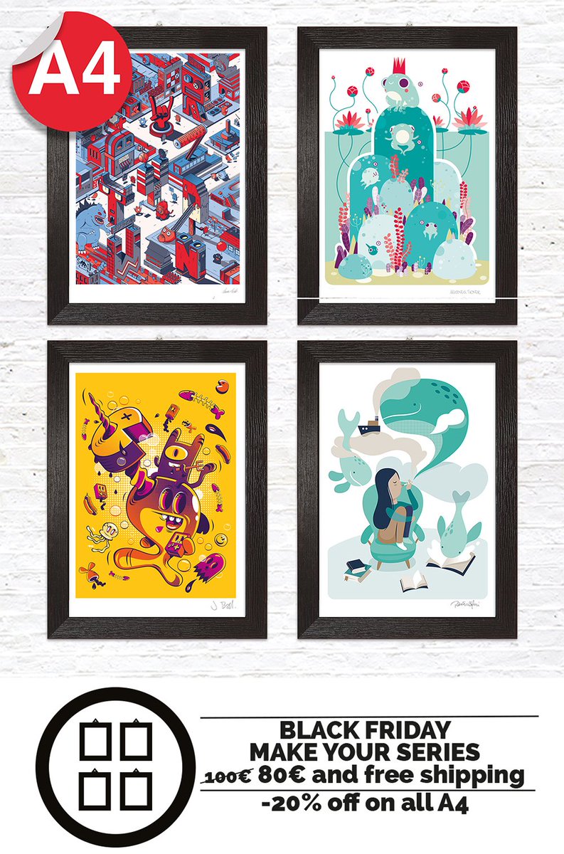 GustoRobusto's tweet photo. #BlackFriday: make your own series with 20%off and #FreeShipping
https://t.co/CeawhrDlwT 
#prints #present #gift https://t.co/hz01N4uiAe
