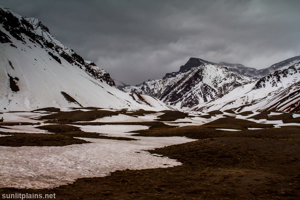 SunlitPlains's tweet photo. The base of Mt #Aconcagua - highlight of our road trip along 'Route 7' toward #Chile, even if we didn't see the top! https://t.co/ET28z92G18