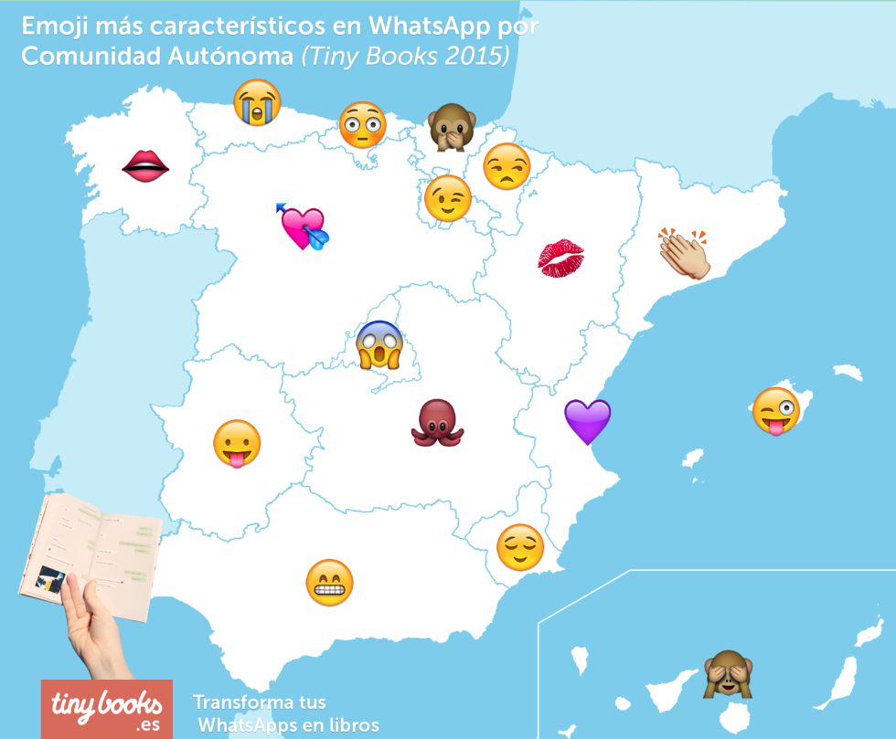 _javierhm's tweet photo. Dime de dónde eres y te diré que #emotics usas... Yo soy balear! 😶 Curiosa estadística #whatsapp #icono #Infografia https://t.co/nhXcgWpSV5