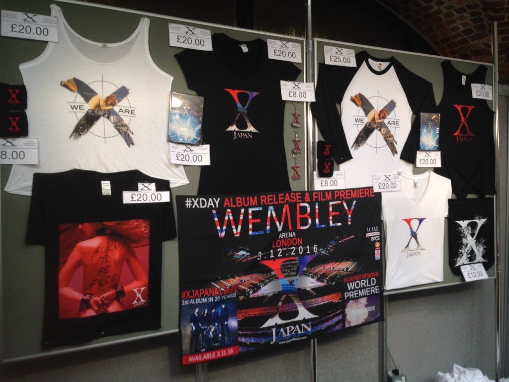 yhmw214's tweet photo. @YoshikiOfficial 
I'm @HYPERJAPANevent  #XJAPAN  booth in London. 
#werex !! https://t.co/tS3LolhXuF