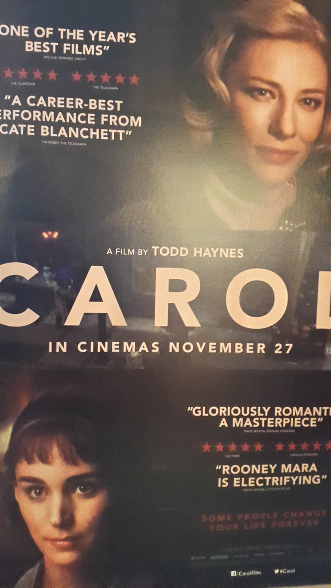 LivingFromHeart's tweet photo. Loved #crouchendpicturehouse where I watched #CarolMovie a masterpiece. https://t.co/fZh6vL6T0d