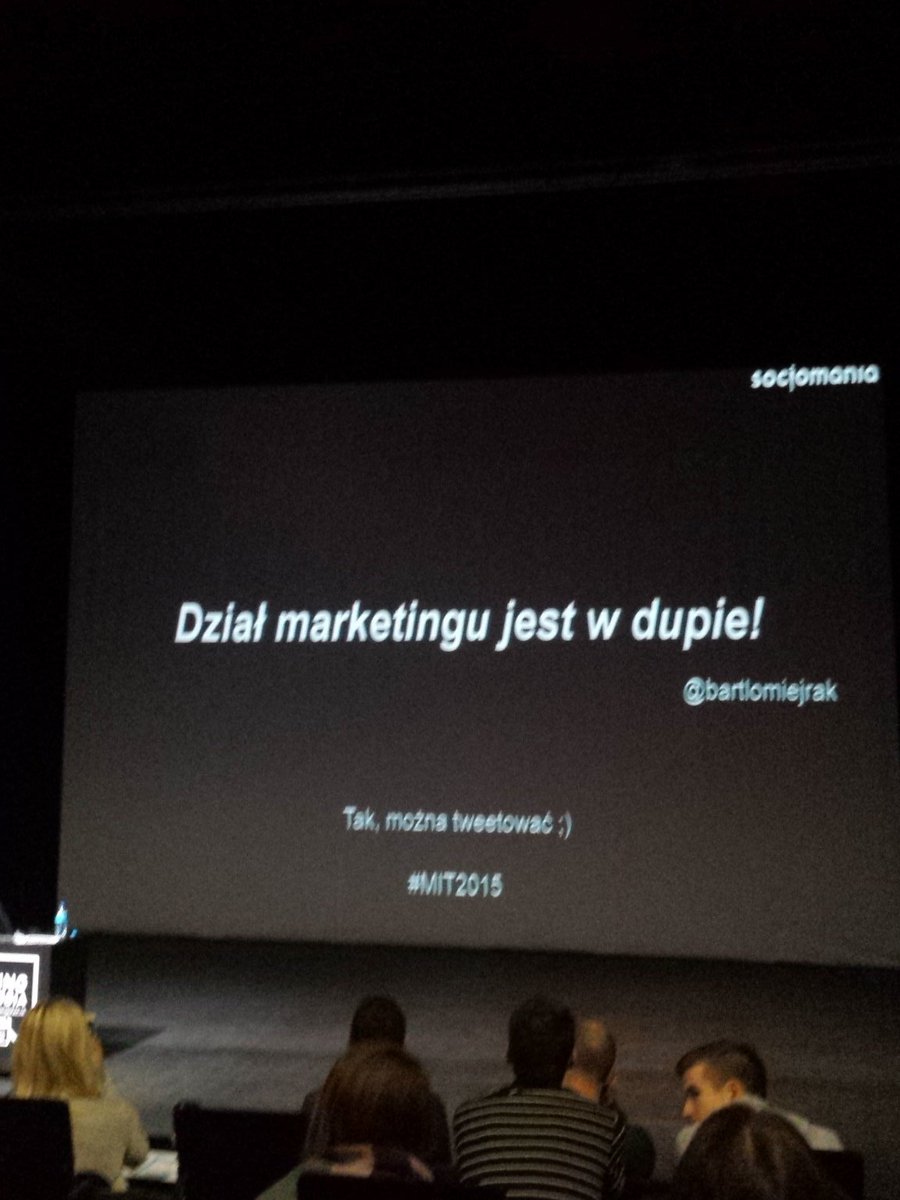 merix_studio's tweet photo. Oh no, what to do now? Let's find out on presentation of @bartlomiejrak from @Socjomania! #MIT2015 https://t.co/28XLcqWFq3