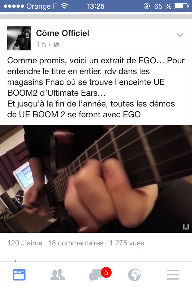 ComeTheVoice's tweet photo. #Ego est disponible! #TeamCome
vous en pensez quoi? https://t.co/FcbboiSEwz