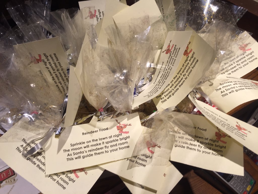 WhiteHartStock's tweet photo. Reindeer food ready for all the children that visit the White Hart over Christmas #onlyatfullers https://t.co/PkWHouKB4f