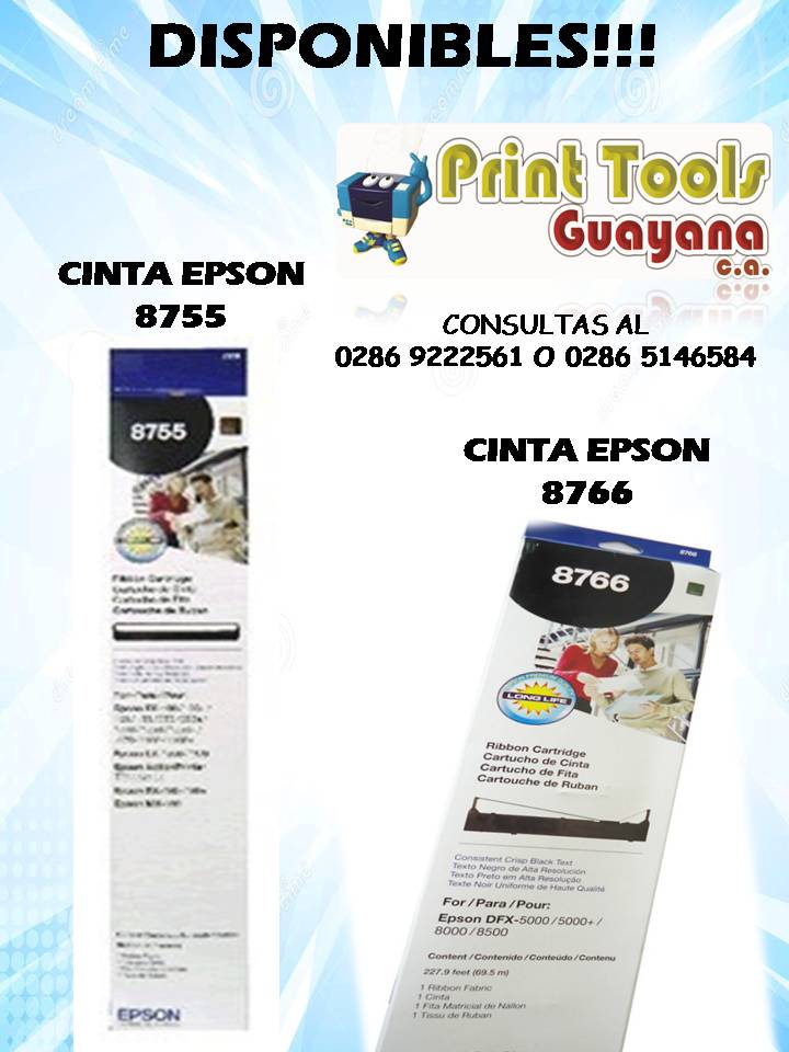 PrintToolsG's tweet image. CINTAS ORIGINALES EPSON..