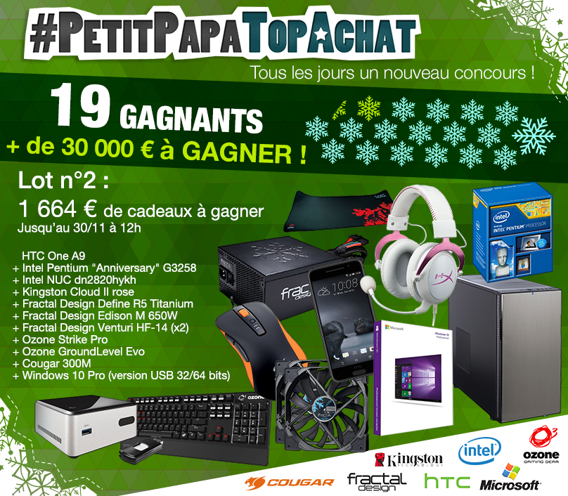#Concours #PetitPapaTopAchat #lot2

==> x.com/TopAchat/statu…

A vos RTs ^^