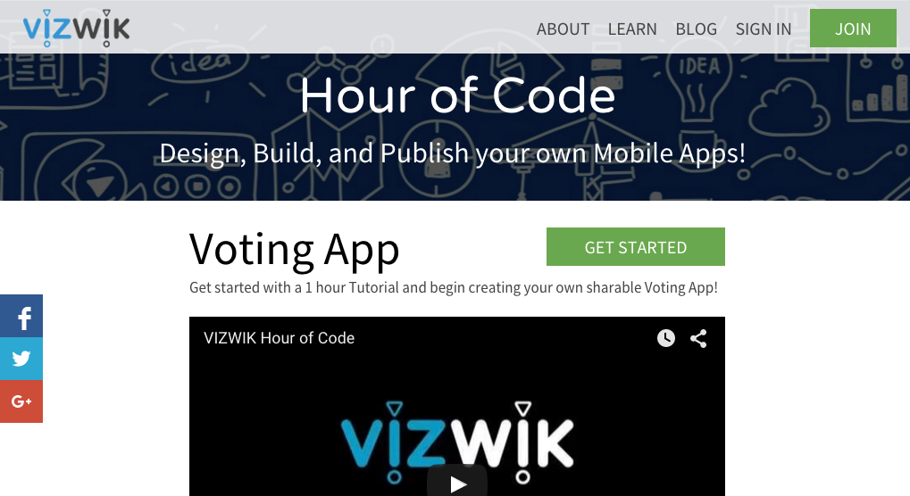 mraspinall's tweet photo. Hour of Code: Design, Build, and Publish your own Mobile Apps with Vizwik via @agoramobile https://t.co/VnpRJFjtZH https://t.co/rhEV919hWT
