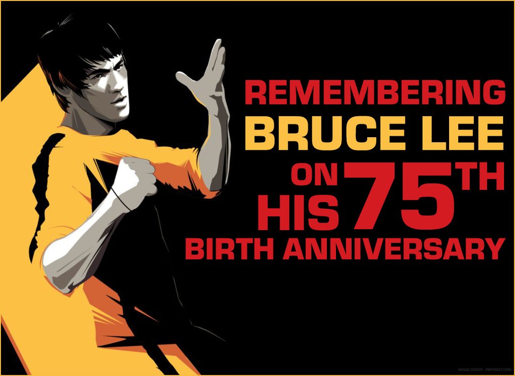 Happy birthday Bruce Lee 