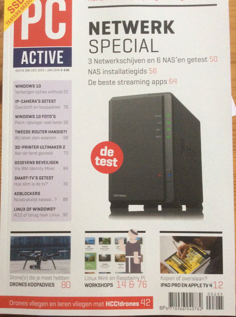 joopvandommelen's tweet photo. YES, hij lag weer in de bus (bij ร lle #HCC leden denk ik): de nieuwe #pcactive boordevol gewenste info @HCCconnect https://t.co/vqWfZw8sxm