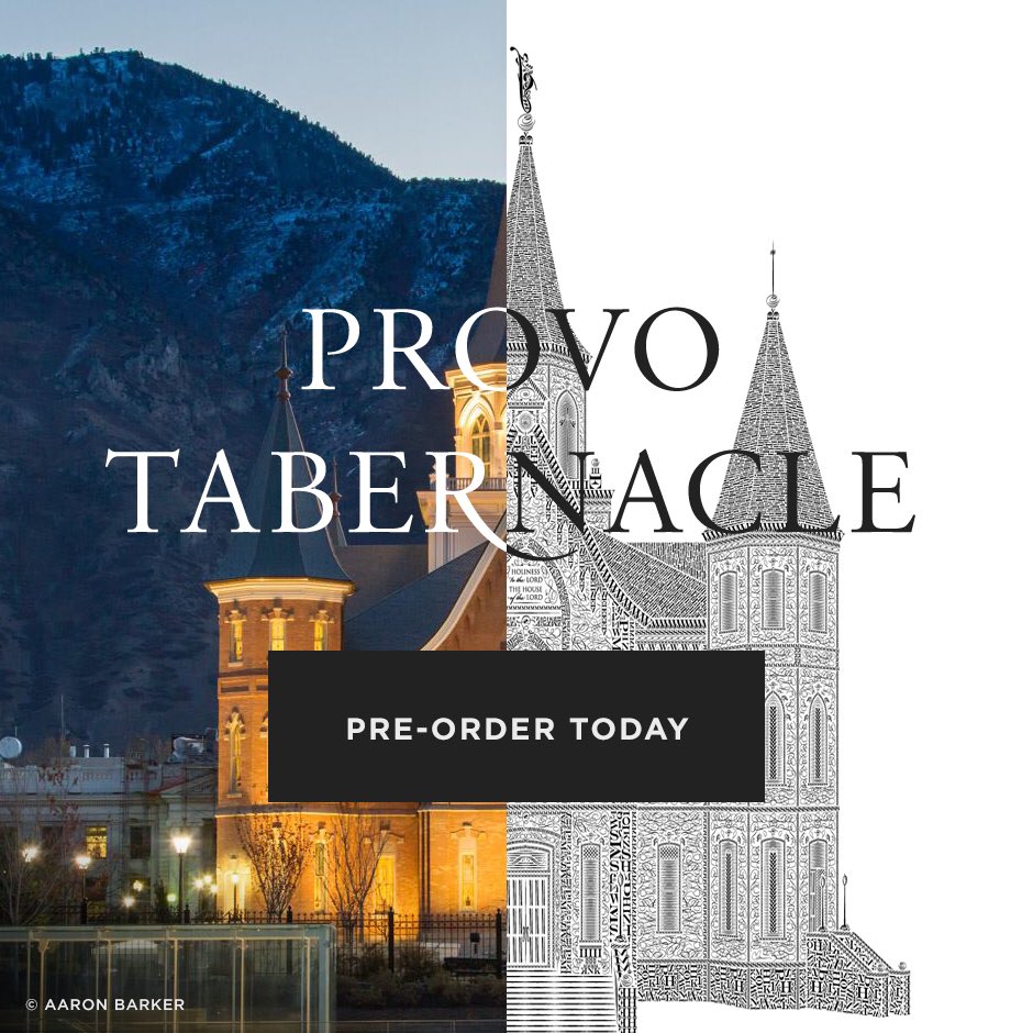 typestructures's tweet image. Provo Tabernacle letterpress print now available for pre-order: cameronmoll.bigcartel.com/product/provo-…