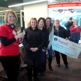 CBCMoncton's tweet photo. Mission accomplished! $214 162 raised this am! #CBChelps #Hope2015 Now, tune in to our colleagues at @Arbrespoir https://t.co/c46x3ZyROt