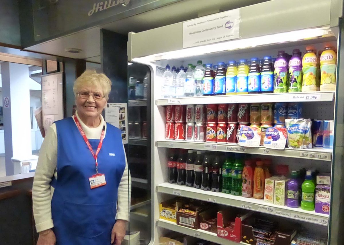 Hillingdon_Tbar's tweet photo. No Black Friday here - only your usual sunny service from our lovely volunteer Mary and the rest of the friday team! https://t.co/WwUr06Uwqp