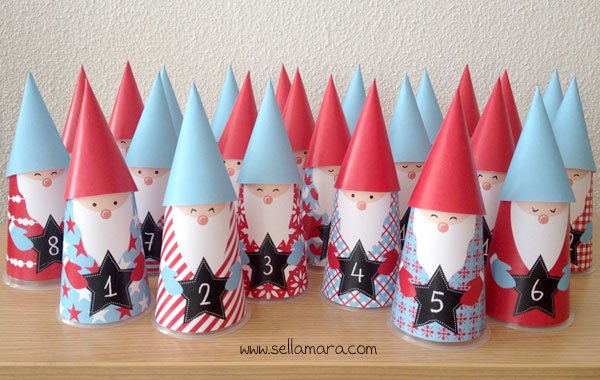 No puede ser más bonito este calendario de adviento. goo.gl/b9WXmy