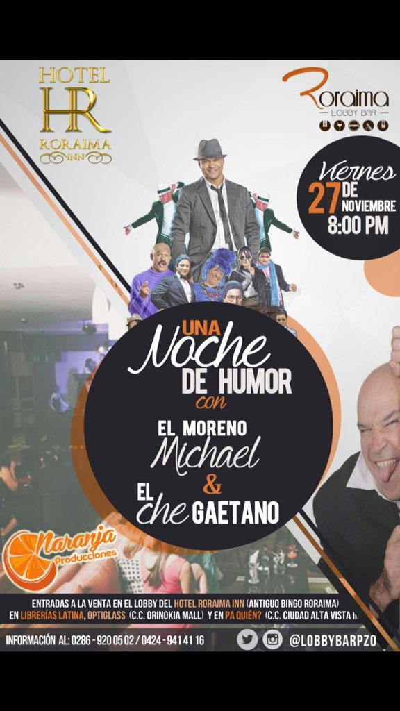 elmorenomichael's tweet photo. Buenos Días ya en #PuertoOrdaz para mí presentación esta noche en el #RoraimaLobbyBar te espero @rumberos https://t.co/uprzH0wjFf