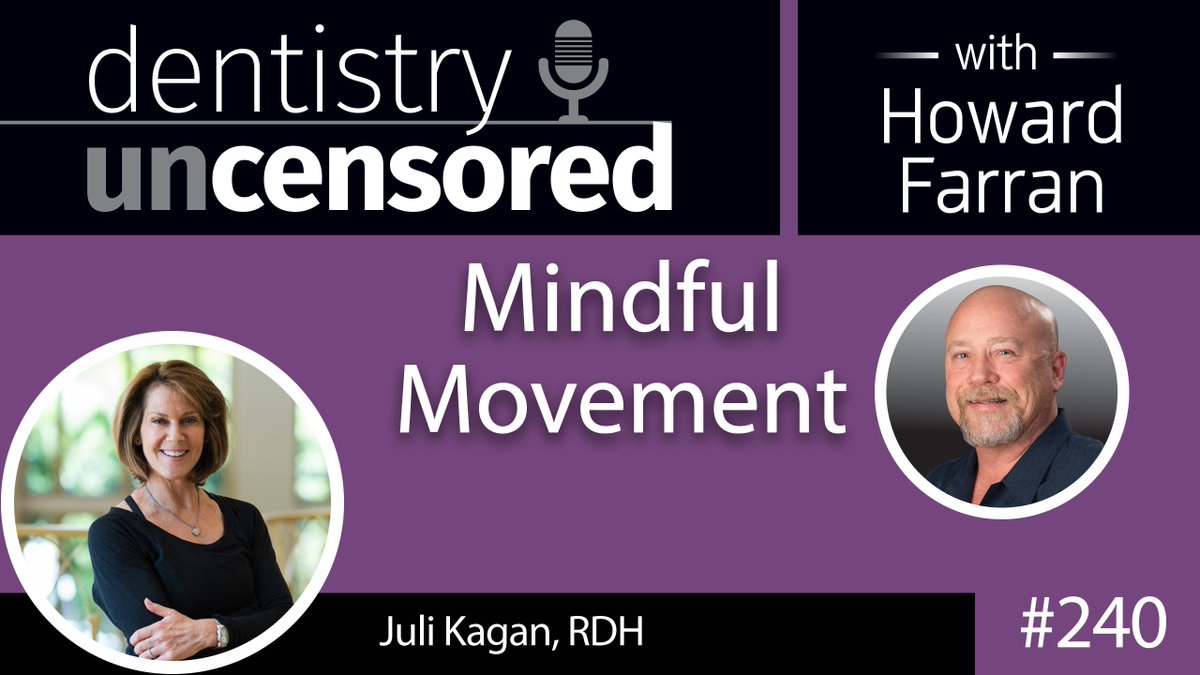 Dentaltown's tweet image. Mindful Movement with Juli Kagan : Dentistry Uncensored with Howard Farran #240
bit.ly/DentistryUncen…