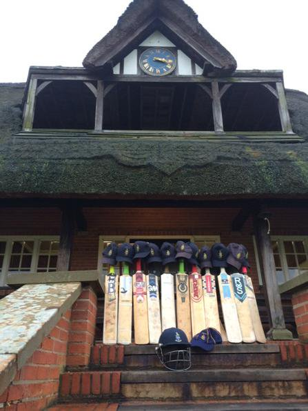 Remembering Australian batsman #PhilipHughes. Our 1st XI paid this tribute 12 months ago today. #putoutyourbats