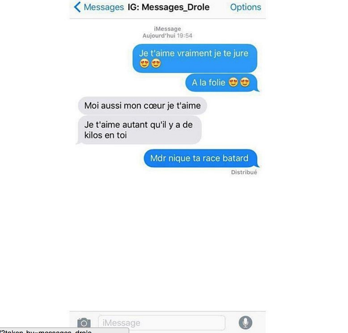 SMSdetueur's tweet photo. Mdr ou est le respect ? 😂😂 https://t.co/OJlPluRg58