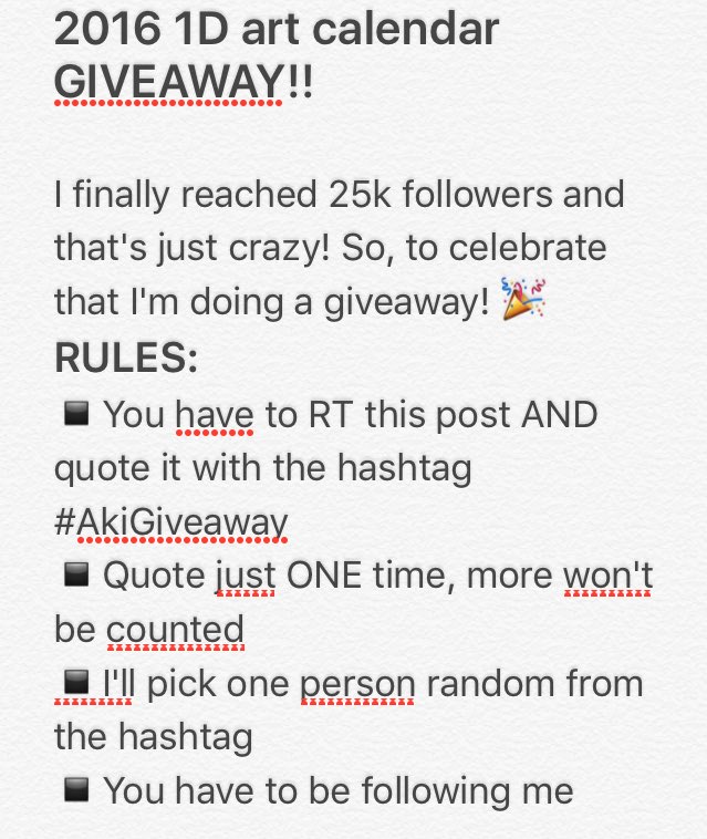 xEleanorCalderr's tweet photo. "@aki_anyway: GIVEAWAY!! 🎉 Follow the instructions to win this calendar: https://t.co/WkjbZF5MHm… 😊☺️ https://t.co/JHzqZZf0uz"#akigiveaway