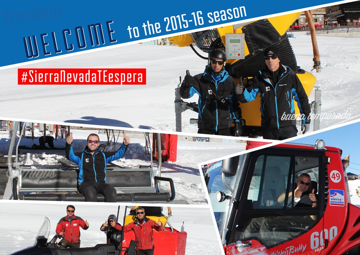We are ready for the beginning of the 2015-16 winter season #SierraNevada Snow report: bit.ly/partenieveSN