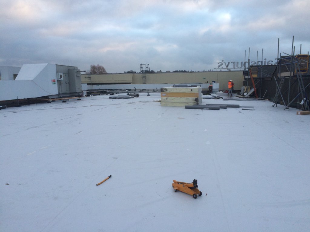 KANDS10's tweet photo. Another 4000sqm of @SikaTrocal started last week in chesterfield https://t.co/VLCuMjuseG