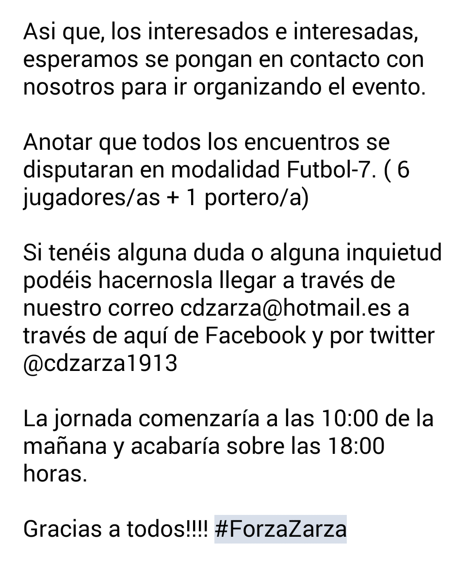 CDZarza1913's tweet photo. 5 de Diciembre. Dale RT para que se entere todo el mundo y así poder pasar un buen día. #ForzaZarza https://t.co/foxHA9xtqE