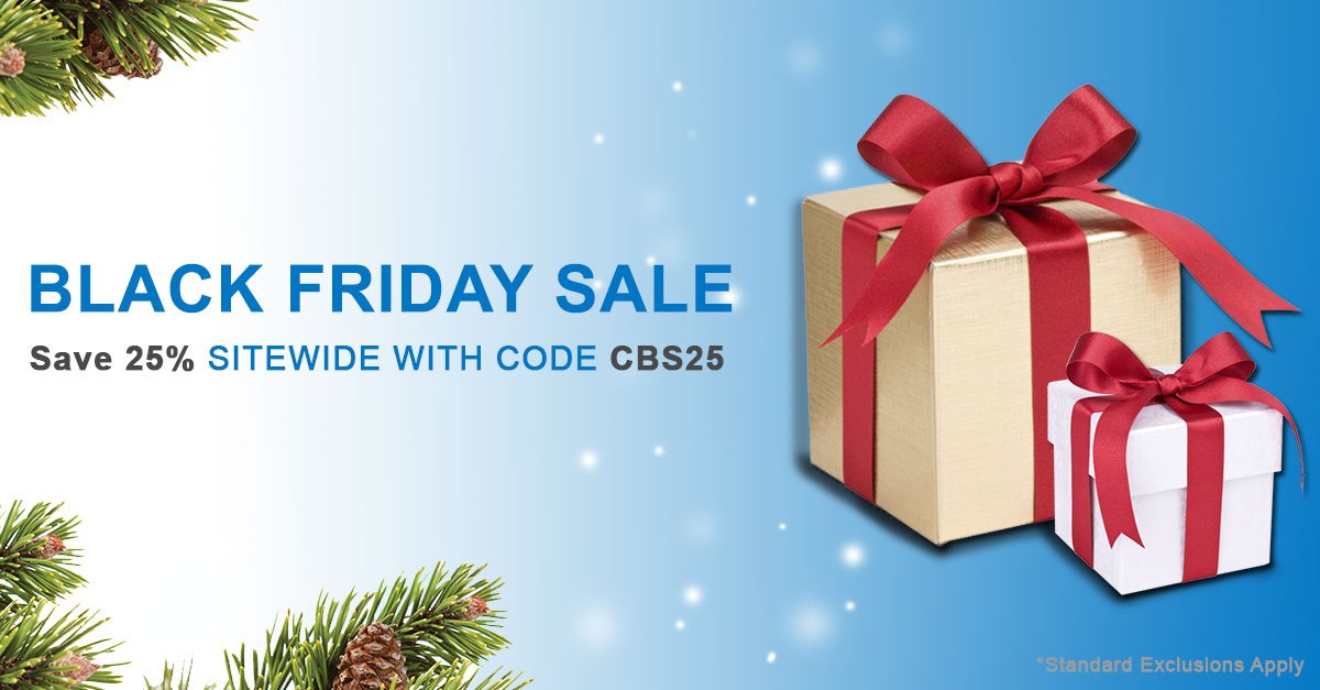 BLACK FRIDAY SALE: 25% OFF sitewide with code CBS25. ow.ly/UP9ok