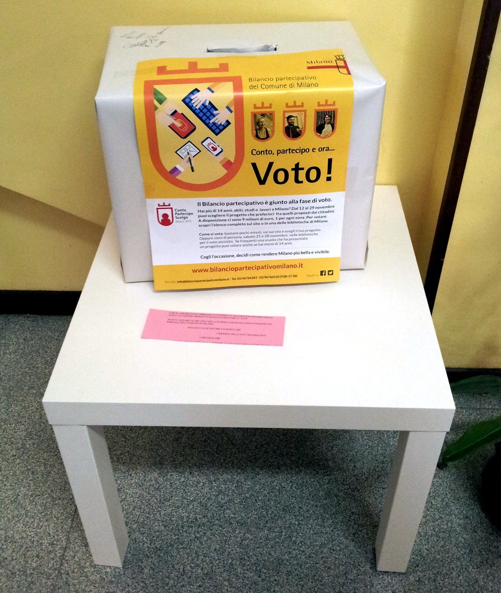resLambrate's tweet photo. #contoparteciposcelgo a #lambrate Ultimi 2 giorni per votare! on-line, Biblioteca o Acli
https://t.co/Kr0bBYrqHS https://t.co/XmmR095ZxS