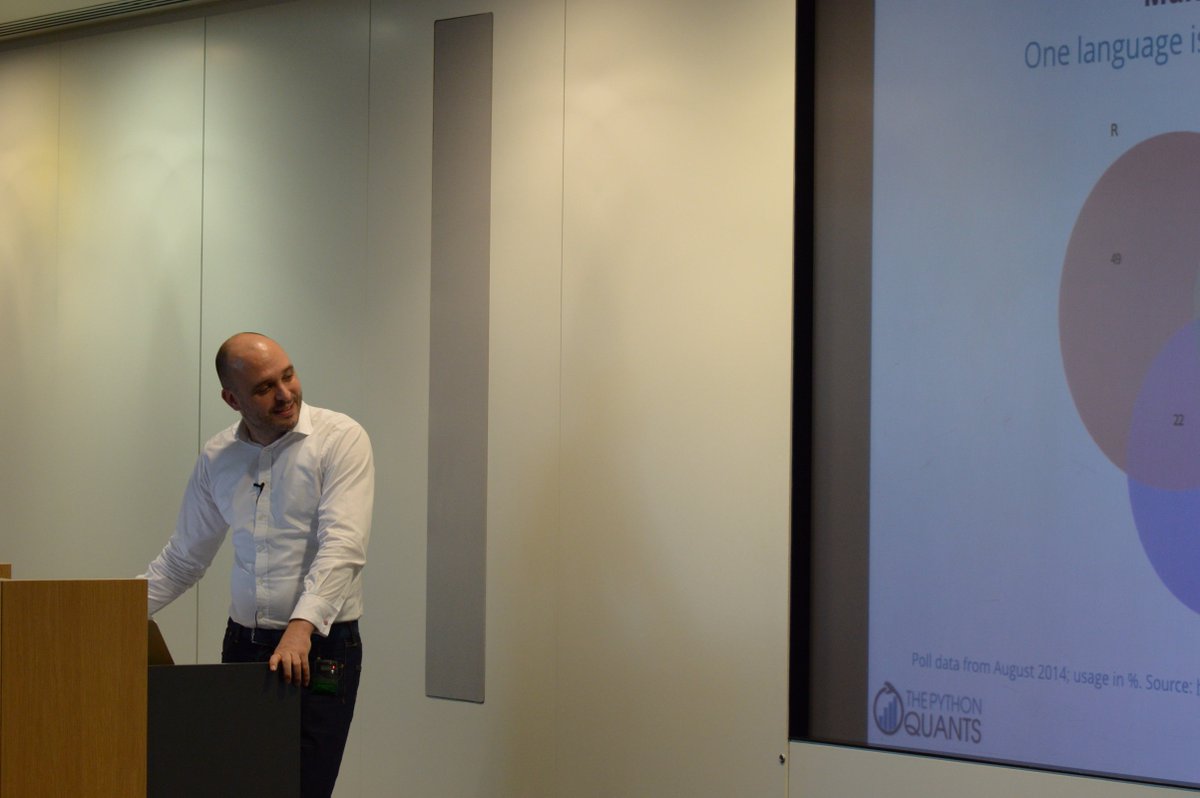 CQFInstitute's tweet image. Dr. Yves Hilpisch (@dyjh) talking about Quant Platform at this year&apos;s #PythonQuantsConf