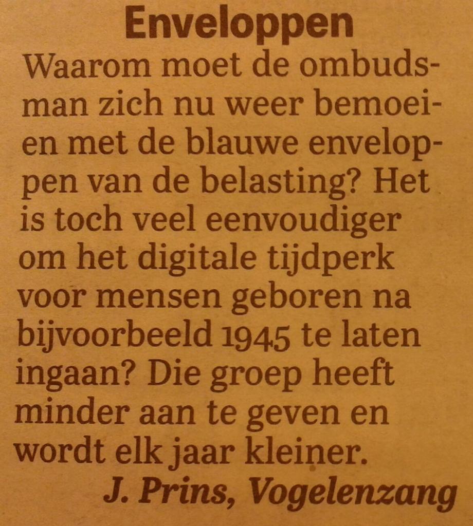 atietwiet's tweet image. Goed idee voor de #BlauweEnvelop :-!