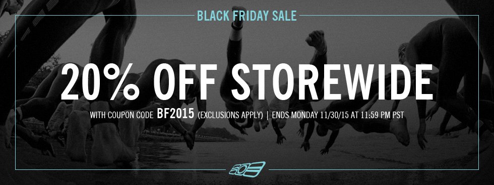 Celebrate Black Friday weekend with 20% off storewide! onetri.com