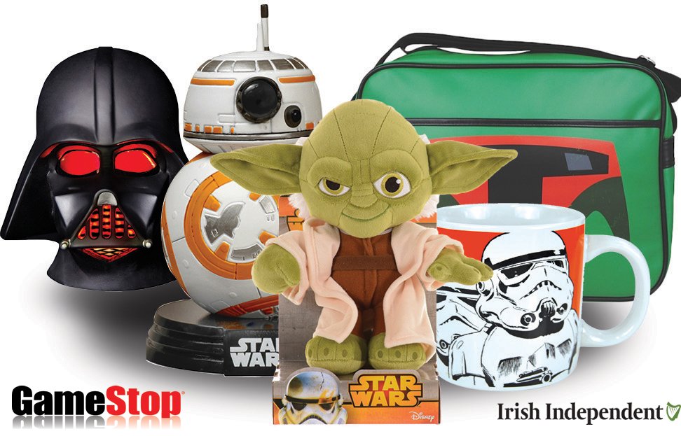 Indo_LIFE's tweet image. To celebrate €10 off in @GameStopIreland in tomorrow's Irish Independent #WIN #Starwars Merchandise.Retweet to enter