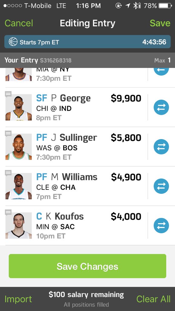 FreeBBCashLineups tweet media