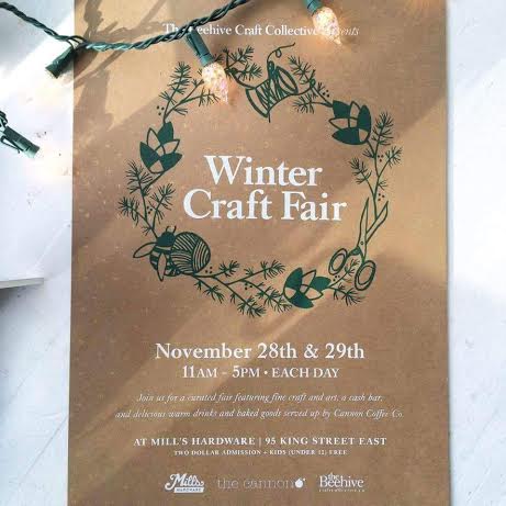 Explore 26 vendors at <a href="/beehivecraft/">The Beehive</a> Winter Craft Fair NOV 28 &amp; 29 <a href="/MillsHardware/">Mills Hardware</a> #HamOnt beehivecraftcollective.ca/holiday-craft-…