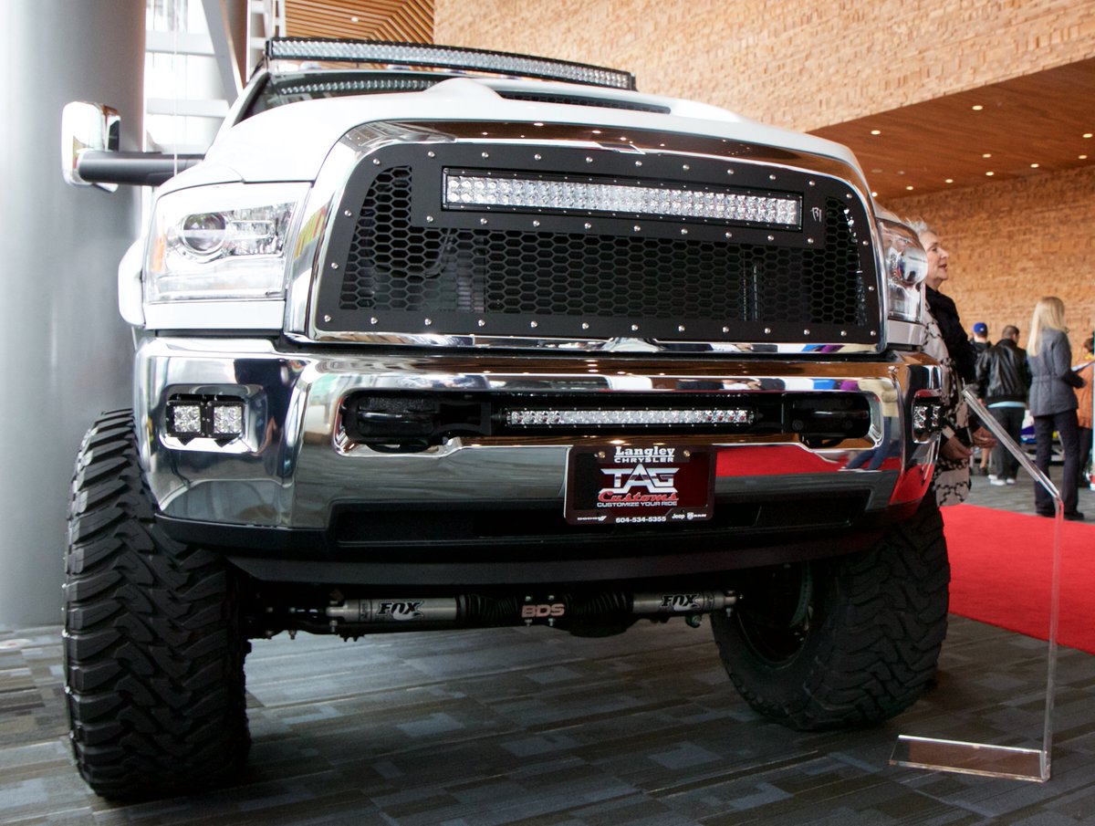 VanAutoShow's tweet photo. #FlashbackFriday display from #VIAS15 @langleychrysler brought @therealtagcustoms #dodge #ram #beast #tagcustoms https://t.co/1GiFgr8EYU