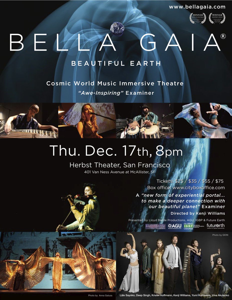 IGBPcomms's tweet photo. Performance in San Francisco to celebrate IGBP's legacy. 20% off tickets with code AGU: https://t.co/xUEV9vHOBt https://t.co/yQc9J2QOEA
