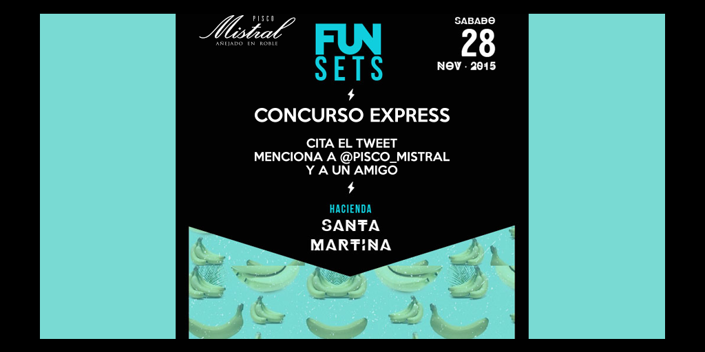 Pisco_Mistral's tweet photo. #ConcursoExpress: Entradas para #FunSets mañana 28 de nov. 
Cita este tweet y menciona a @Pisco_Mistral y un amigo. https://t.co/nqUkPY3vKU