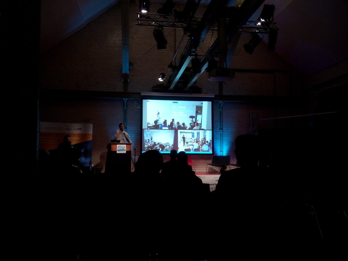 gregorymarler's tweet photo. Hearing about @MaptimeBER with excitement from @MaptimeDurham #Wherecamp #WhereBerlin15 https://t.co/irqM2vZLXx