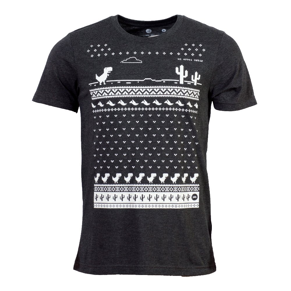 JollyClothing's tweet image. @jonbentley90 Hi jon! How would you like a new Christmas T-shirt this year to replace you last Jolly? #googledino