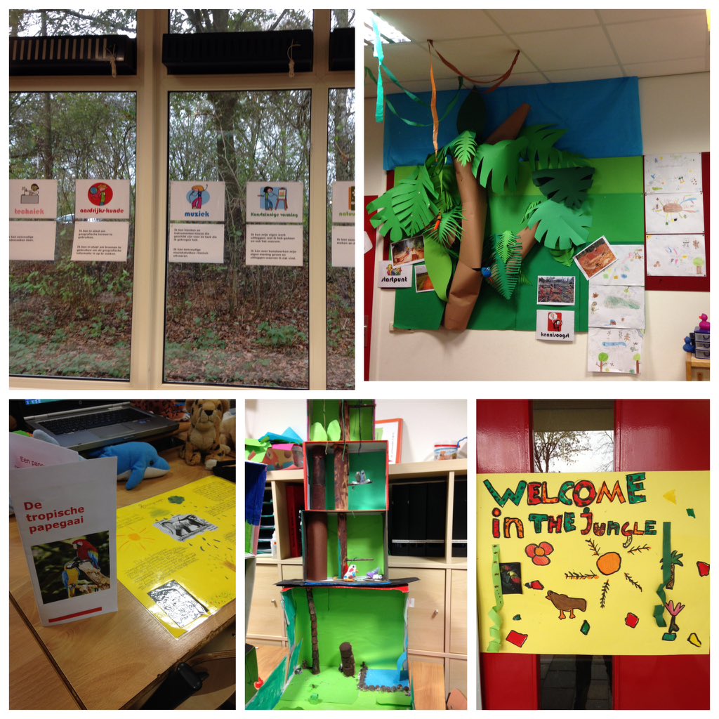 Rondgeleid door tropisch regenwoud. Onder de indruk van kennis en vaardigheden kinderen!!! #IPC #kcdeBolster