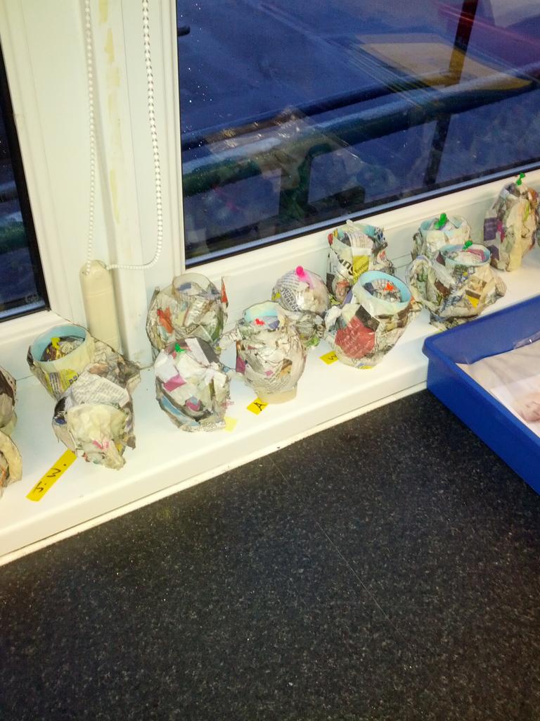 Year3StMichaels's tweet photo. Not much to look at right now, but these will become fantastic Ancient Greek vases. https://t.co/ap5g4PD4g9