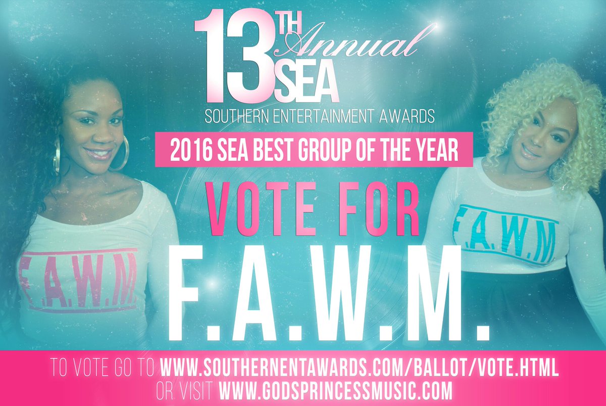 StrictlyStars's tweet photo. Help us win a Southern Entertainment Award!! Vote F.A.W.M. for BEST Group of the Year: https://t.co/bYYgxf4B94 #FAWM https://t.co/9aKNJV6a2k